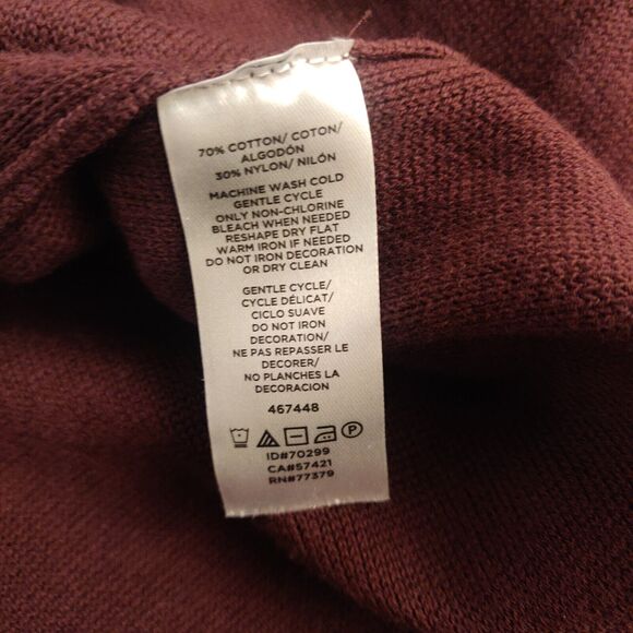 Ann Taylor Women's Cardigan Sweater Full Zip Size XS Black Trim Long Sleeve BP - Picture 4 of 6